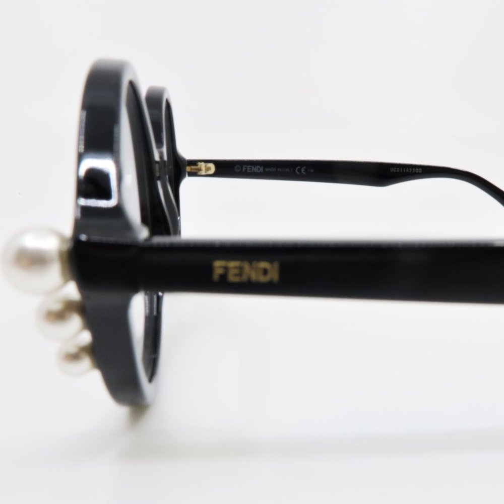 Fendi Black & Pearls Round Glasses FF 0298 807 - Picture 5 of 8